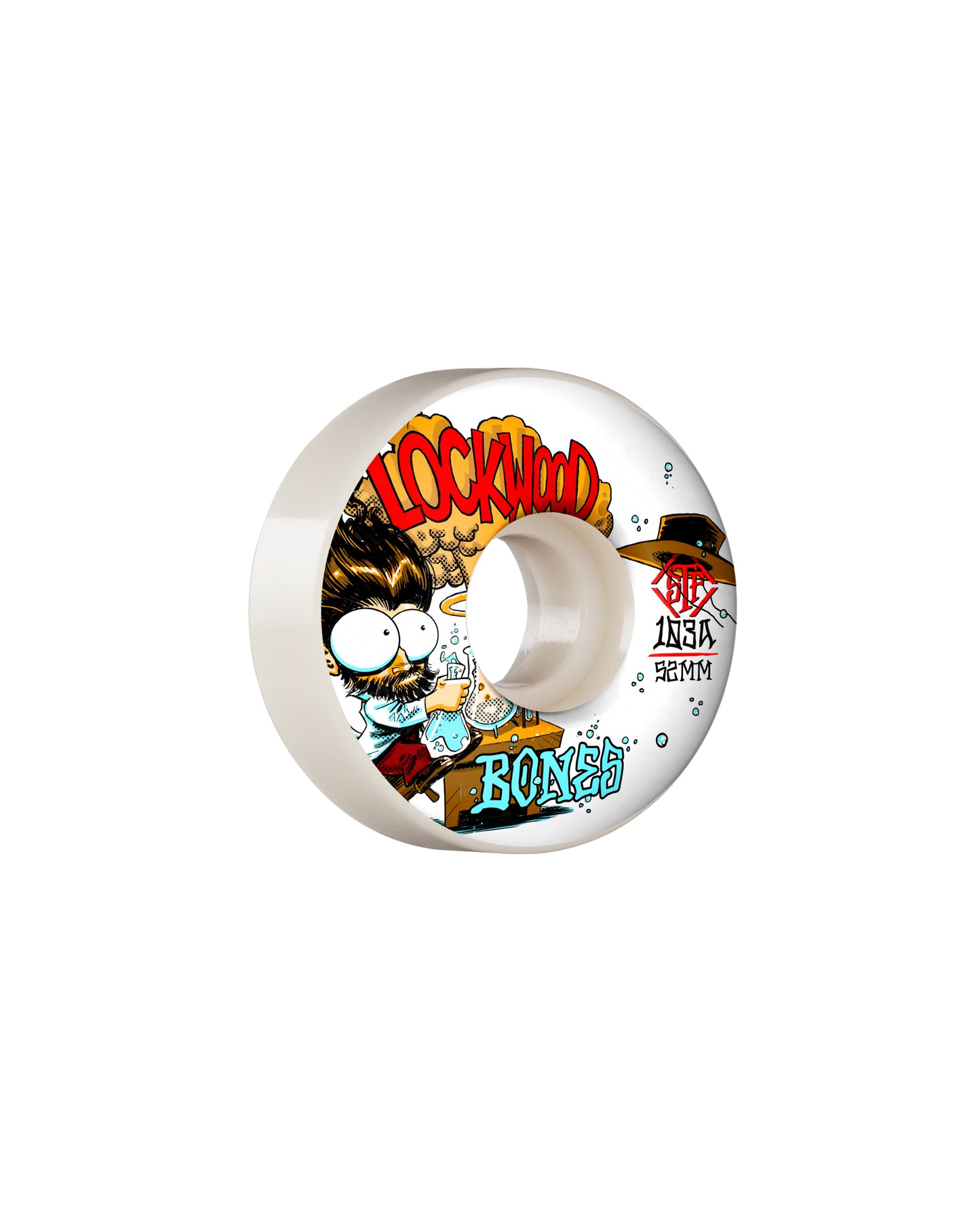 52MM BONES STF LOCKWOOD EXPERI-MENTAL V3 SLIMS 103A WHEELS