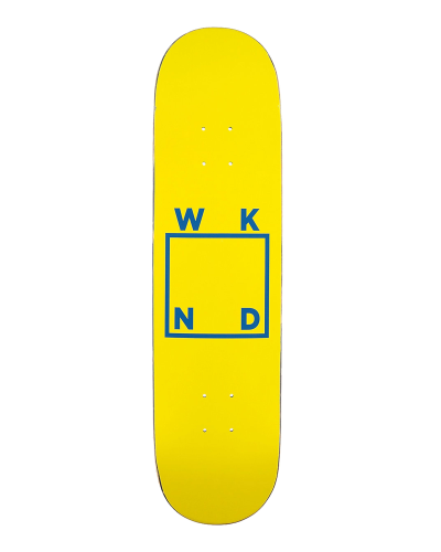 8.0 WKND YELLOW LOGO DECK