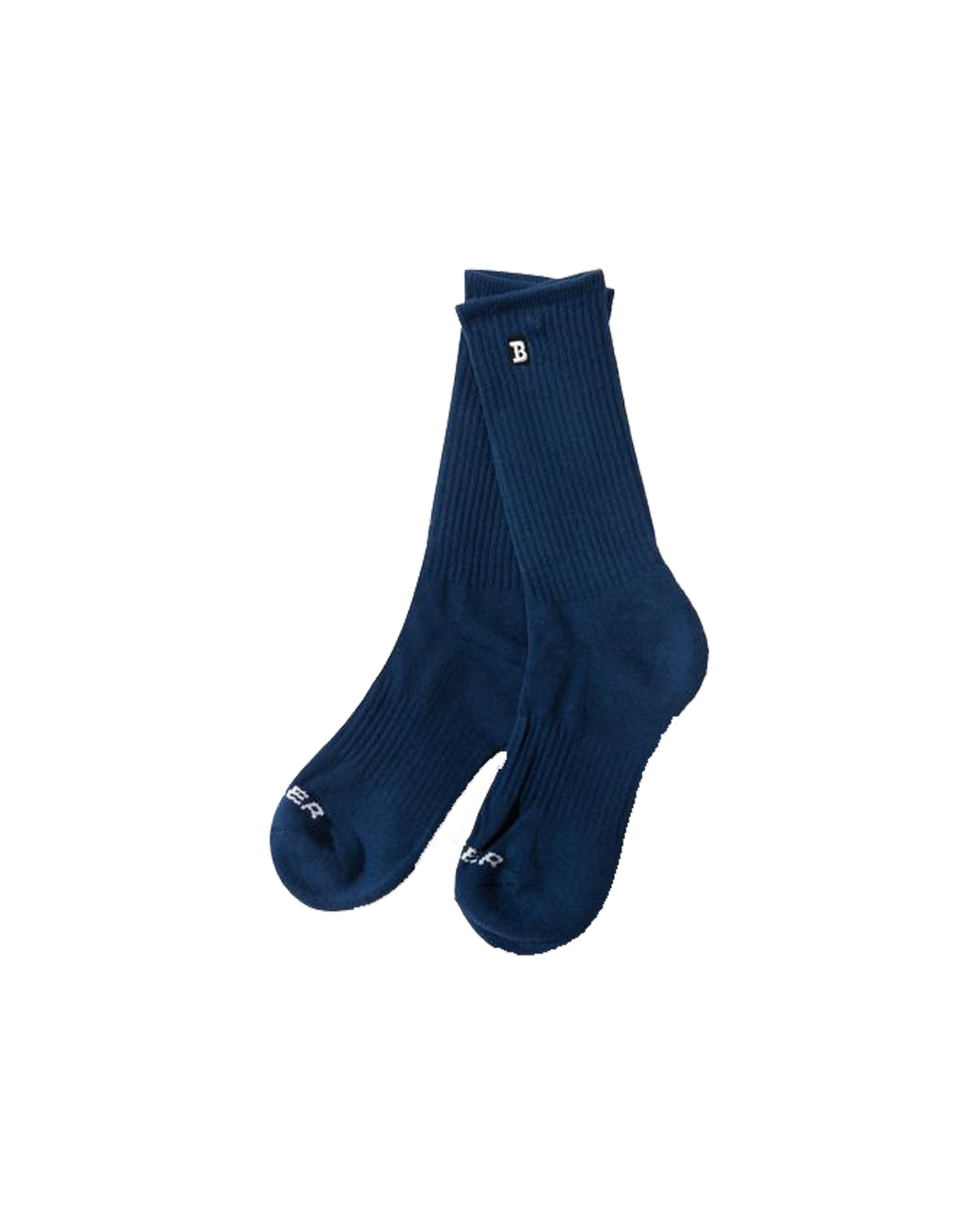 BAKER CAPITAL B NAVY SOCKS