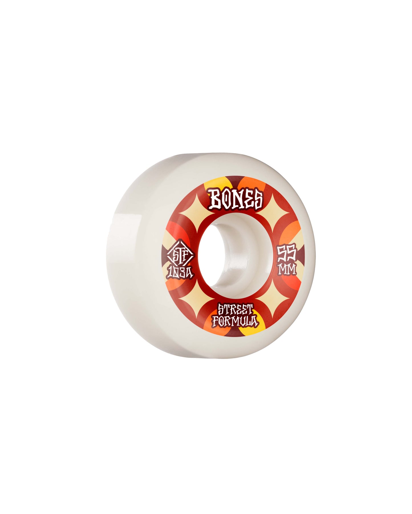 55MM BONES STF RETROS V5 SIDECUT 103A WHEELS