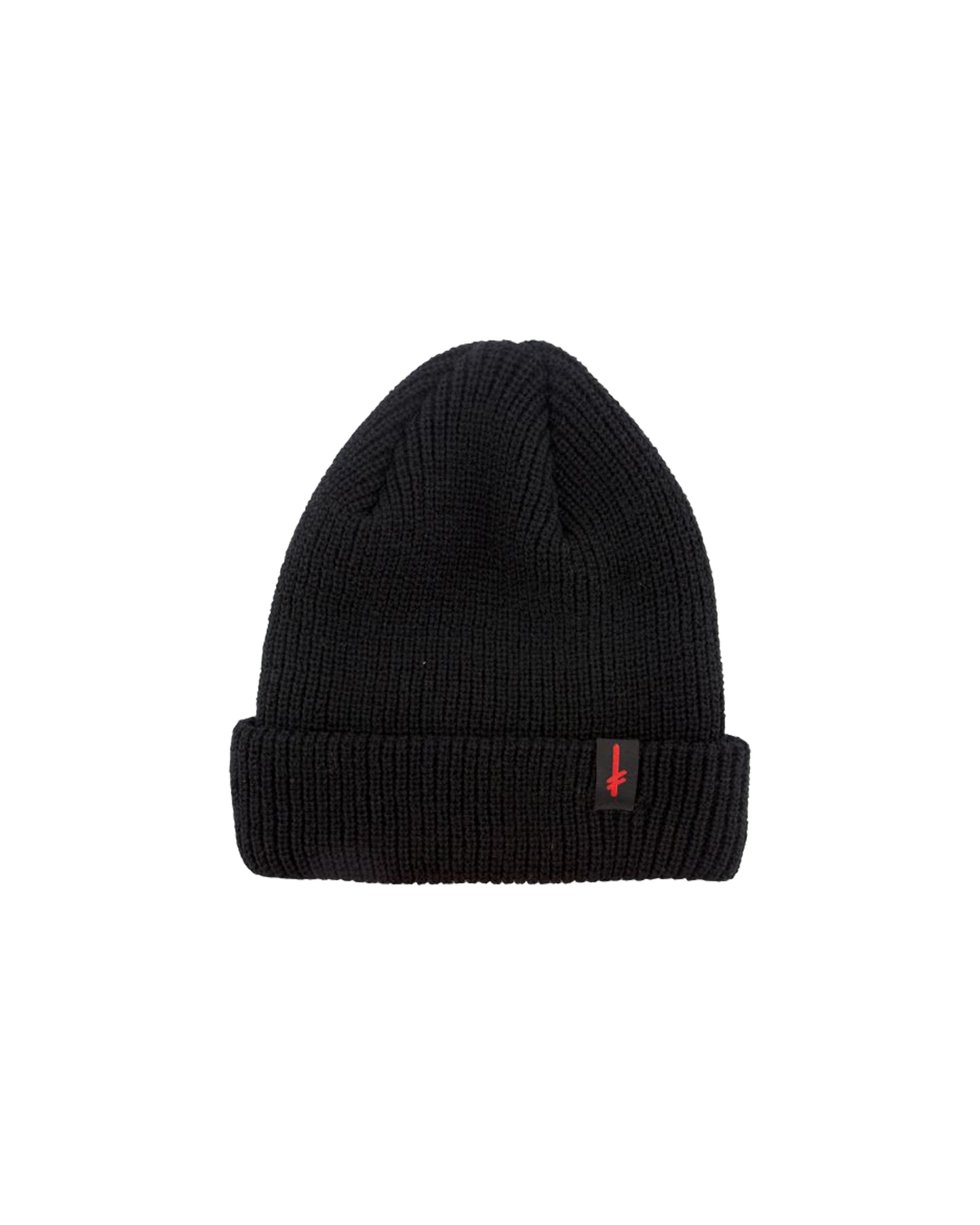 DEATHWISH GANG LOGO CUFF BLACK BEANIE