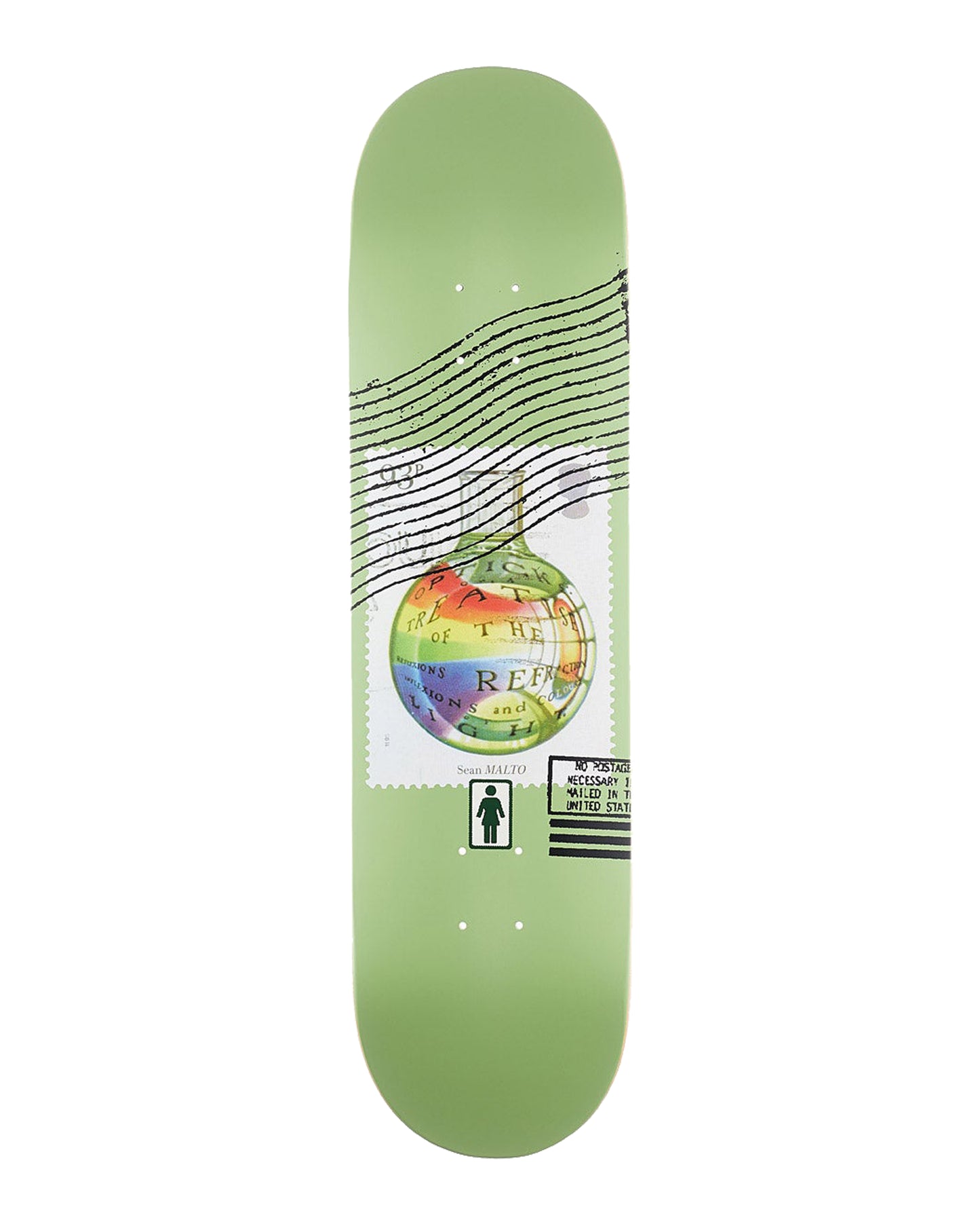 8.25 GIRL MALTO POSTAL DECK