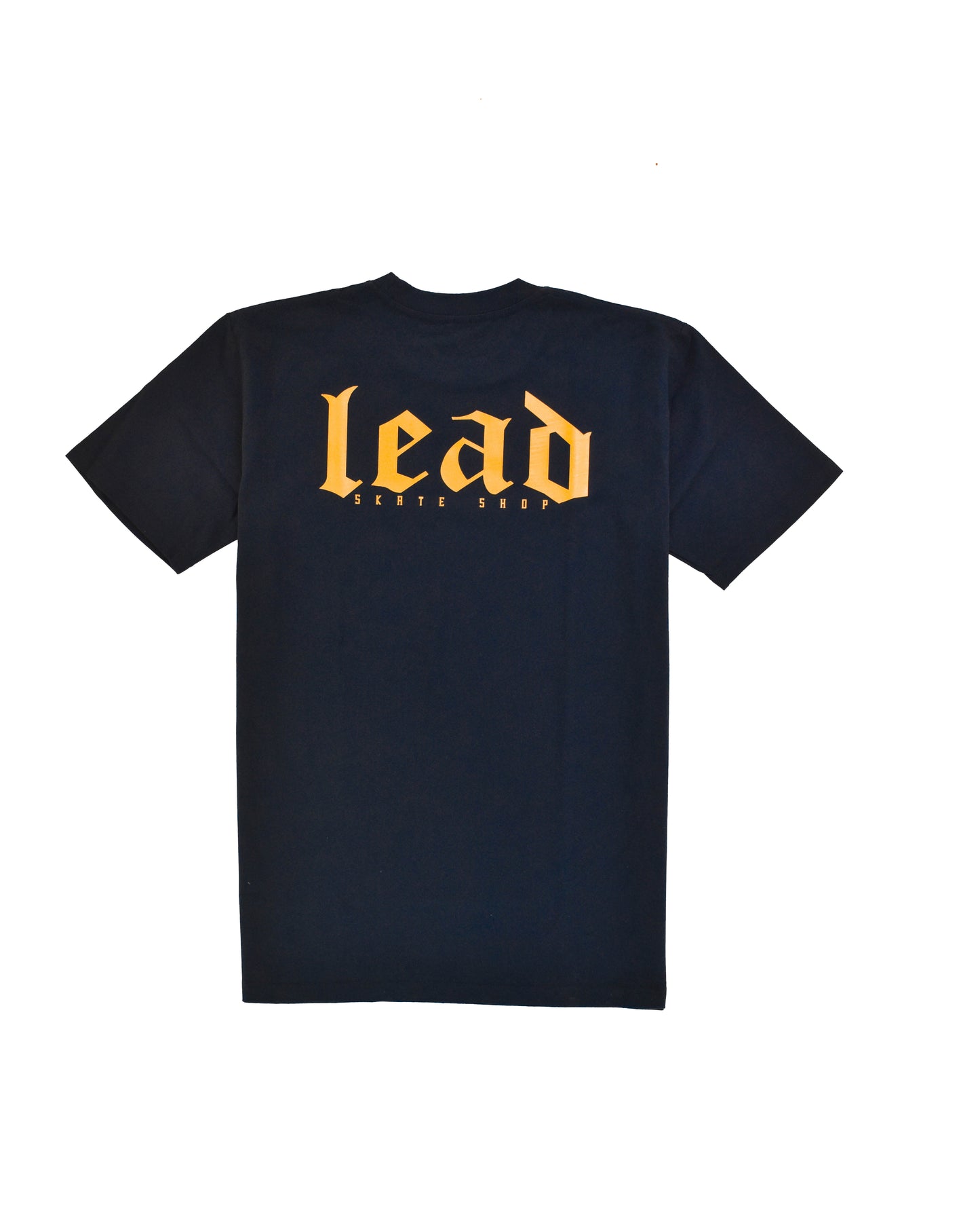 LEAD OG LOGO NAVY/ORANGE TEE