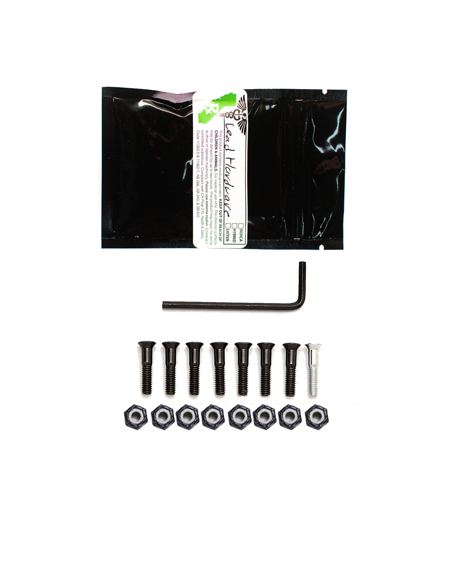 LEADSKATESHOP ALLEN HEAD 1" HARDWARE