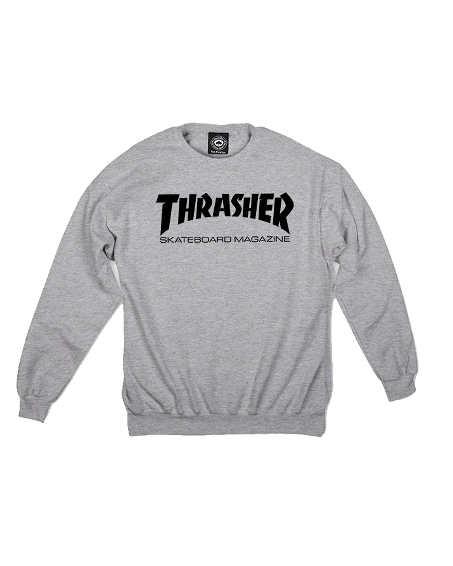 THRASHER SKATE MAG GRAY CREWNECK