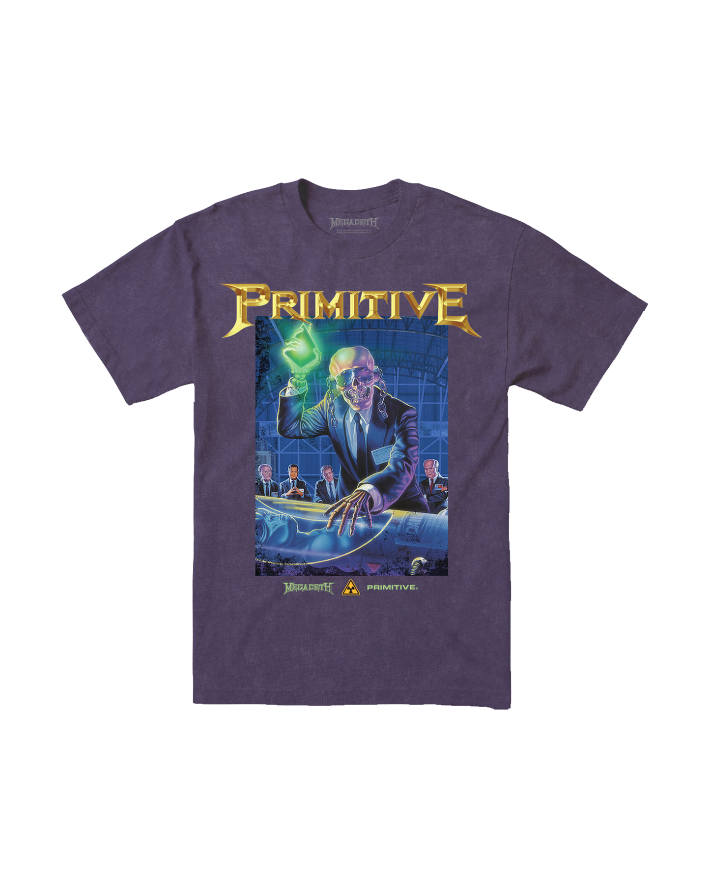 PRIMITIVE MEGADETH RUST IN PEACE PURPLE TEE