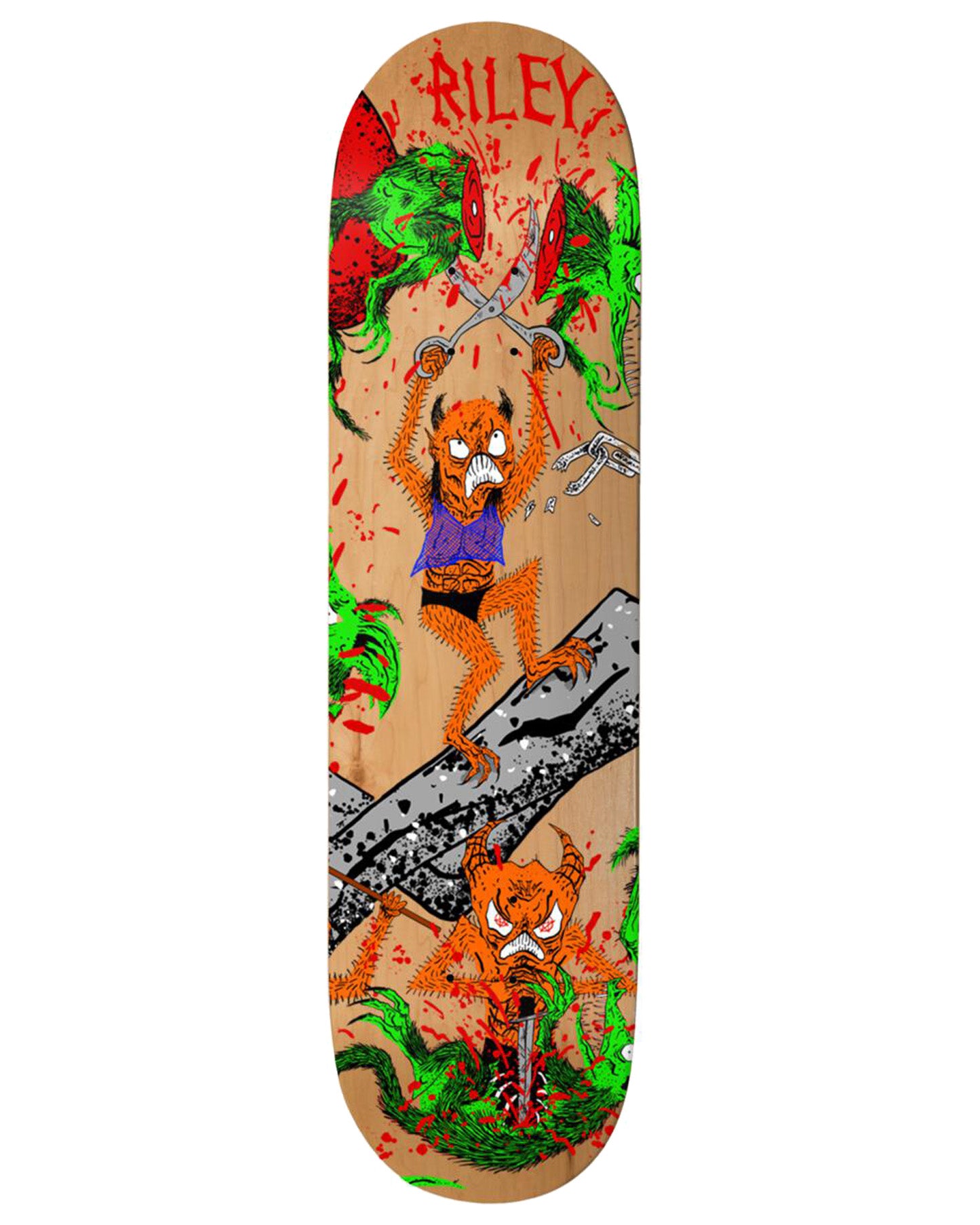 8.125 BAKER RILEY TOXIC RATS DECK