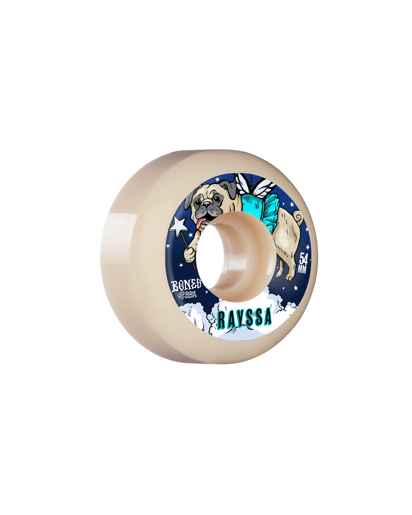 54MM BONES STF RAYSSA LEAL SLINKY V5 SIDECUT 99A WHEELS