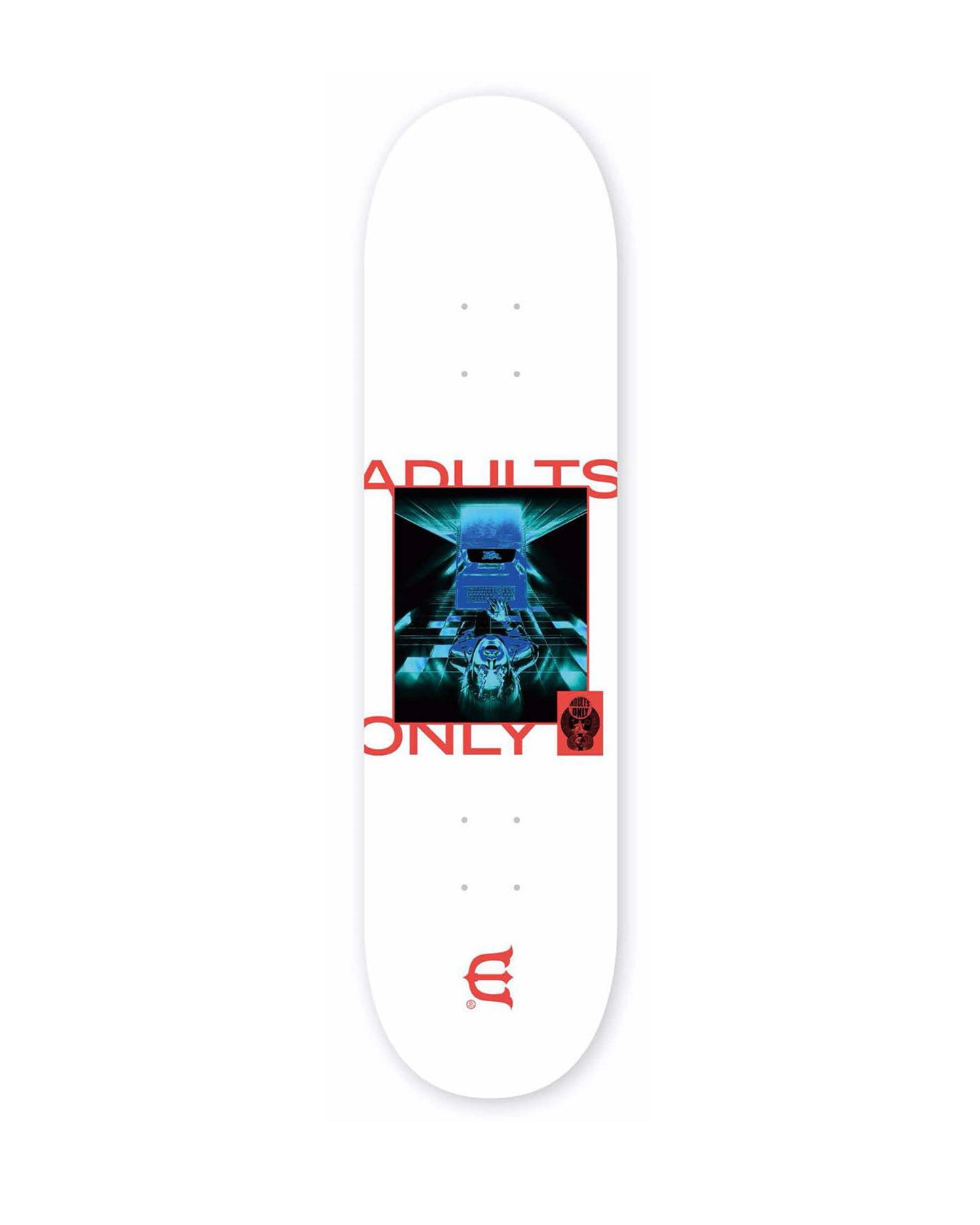 8.375 EVISEN ADULTS ONLY WHITE DECK