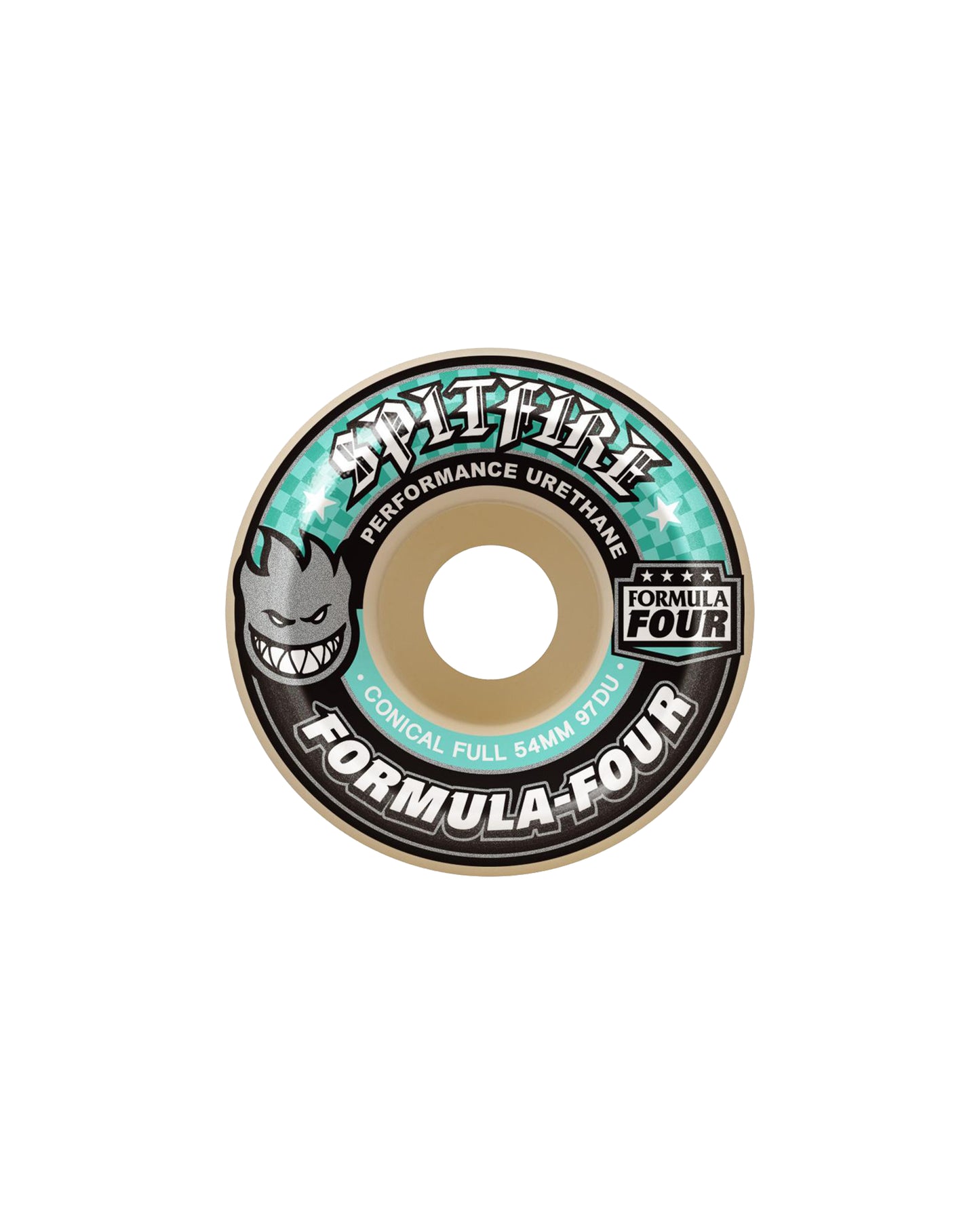 56MM SPITFIRE F4 97A CONICAL FULL NATURAL WHEELS
