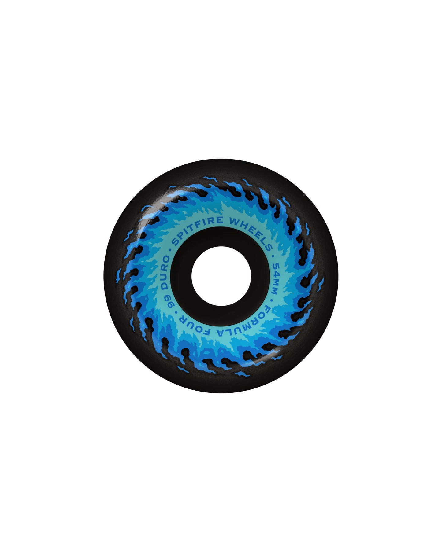 54MM SPITFIRE F4 99DURO OG FIREBALL BLACK CONICAL WHEELS