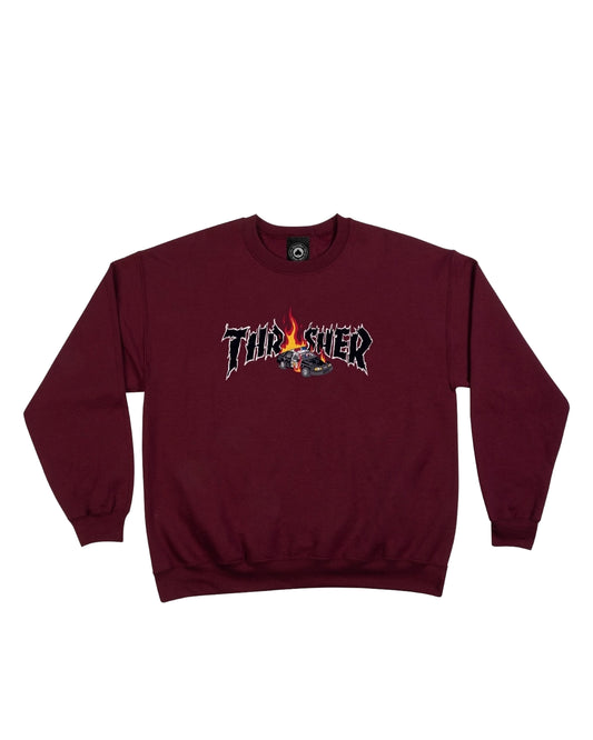 THRASHER COP CAR CREWNECK