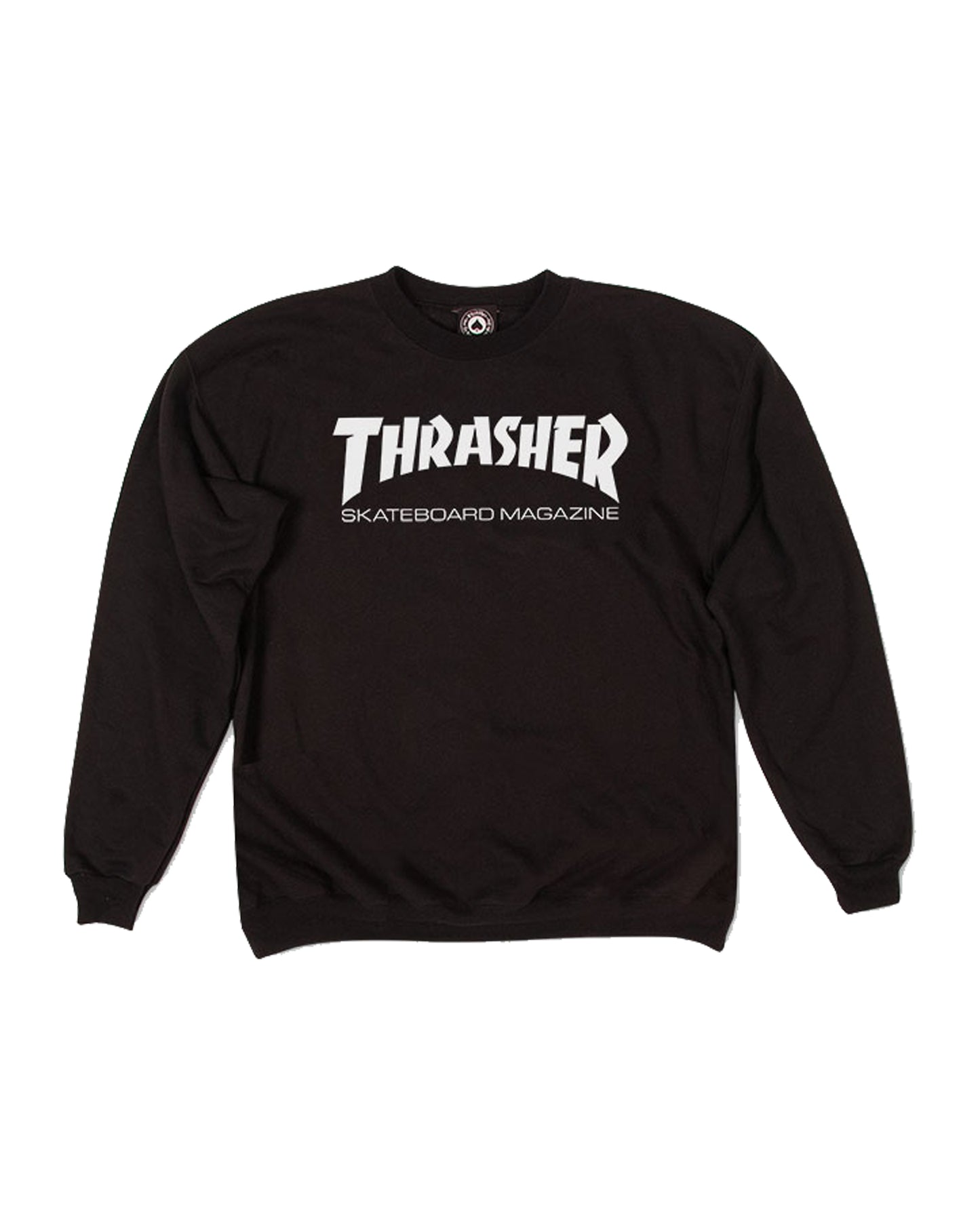 THRASHER SKATE MAG BLACK CREWNECK