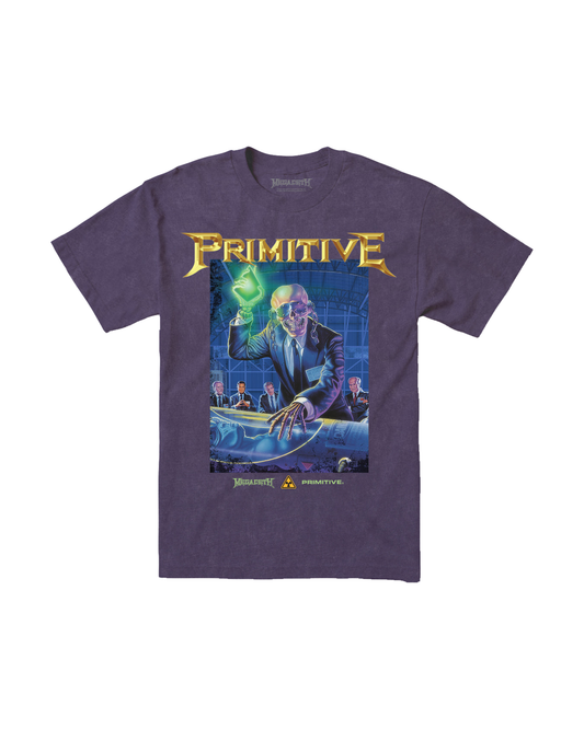 PRIMITIVE MEGADETH RUST IN PEACE PURPLE TEE